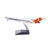 scale model For 1:200 Scale Aircraft Kit Aeromexico B727-200 XA-HOV Aircraft Simulation Alloy Metal Airplane Model Hobby Collection Toy single plane