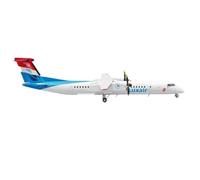 scale model For 1:200 Scale Model Airplane Toy Lux Aero Bombardier Dash 8 Q400 LX-LQI XX20168 Die-cast Metal Airplane Model Toy Gift single plane