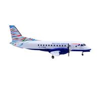 scale model For 1:200 Scale Passenger Aircraft Model British Airways Saab 340 Wave Die-cast Metal Aircraft Model Decoration G-LGNB single plane