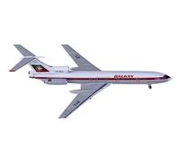 scale model For 1:400 Scale Balkan Aviation TU-154B LZ-BTA Diecast Collectible Aircraft Model Metal Miniature single plane