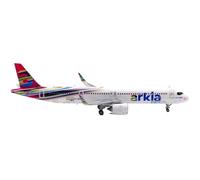 Scale model For 1:400 Scale Model Airplane Arkia Israel Inland Airlines A321NEO 4X-AGH Alloy Model Aircraft Collection Single plane