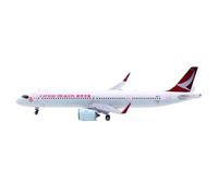 Scale model For 1:400 Scale Model Airplane Toy National Airline A321NEO Alloy Metal Airplane Model Collectibles Die-cast Model Single plane