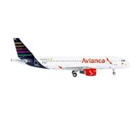 scale model For 1:400 Scale Toy Airplane Kit Avianca A320 Die-cast Metal Airplane Model Collection Model planes Gift single plane