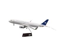 scale model For 1/80 Scale Adult Aircraft 47cm Aviation Aircraft A320 Neo With Light Die-cast Resin Aircraft Model Toy Collection single plane
