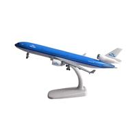 scale model For 20cm KLM McDonnell Douglas MD-11 Aircraft Model Plane Diecast Metal 1/300 Scale Toy Aircraft Collectible Gift single plane(826-20CM-KLM-MD11)