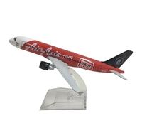 scale model For AirAsia Tiger A320 Aircraft SEMANOAT HARIMAU MUDA Metal Aircraft Model 1:400 Scale Die-cast Model Aircraft single plane(AirAsia 2007)