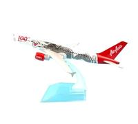 scale model For AirAsia Tiger A320 Aircraft SEMANOAT HARIMAU MUDA Metal Aircraft Model 1:400 Scale Die-cast Model Aircraft single plane(Asia dragon)