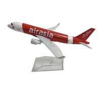 scale model For AirAsia Tiger A320 Aircraft SEMANOAT HARIMAU MUDA Metal Aircraft Model 1:400 Scale Die-cast Model Aircraft single plane(AirAsia a320)