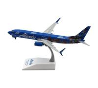 scale model For Alaska Airlines Boeing B737-800 Diecast Metal Model Aircraft 1:200 Scale Jet Aircraft Model N537AS single plane