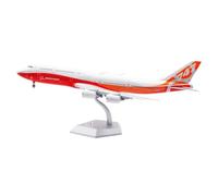 scale model For Alloy Collectible Aircraft Gift 1:200 Boeing B747-8 Sunrise Diecast Metal Aircraft Model Toy N6067E Flaps Down single plane