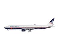 Scale model For Alloy Collectibles Airplane 1:400 British Airways Boeing B777-300ER Alloy Metal Airplane Model G-STBF Single plane