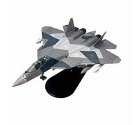 scale model For Russian Sukhoi SU57 Su-57 Stealth Fighter Jet Metal Military Aircraft Model 1/100 Scale Static Ornaments single plane(SU57 II)