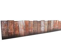 Scale Model Scenery KX022-OO 9ft Corrugated Iron Trackside Fencing Kit For OO Scale Model Railway Layouts & 1:76 Diecast Dioramas
