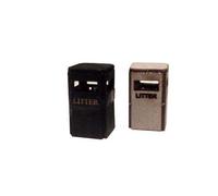 Scale Model Scenery LX014-OO Laser Cut Litter Bins (Pack of 8) For OO Scale Model Railway Layouts & 1:76 Diecast Dioramas