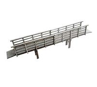 Scale Model Scenery LX027-OO Laser Cut Small Footbridge Extension For OO Scale Model Railway Layouts & 1:76 Diecast Dioramas
