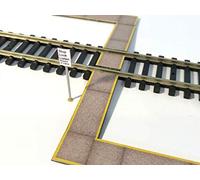 Scale Model Scenery LX051-OO Foot Crossing/Pedestrian Level Crossing/Anti-Slip Walkway For OO Scale Model Railway Layouts & 1:76 Diecast Dioramas