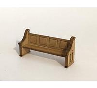 Scale Model Scenery LX114-OO Church Pews (Pack of 10) For OO Scale Model Railway Layouts & 1:76 Diecast Dioramas