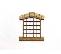 Scale Model Scenery LX171-OO Arch-Top Industrial Windows With Headers & Sills For OO Scale Model Railway Layouts & 1:76 Diecast Dioramas