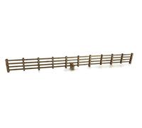 Scale Model Scenery LX236-OO Laser Cut 4ft Post & Rail Lineside Fencing For OO Scale Model Railway Layouts & 1:76 Diecast Dioramas