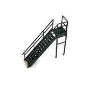 Scale Model Scenery LX245-OO Laser Cut Steel Staircase/Fire Escape (Pack of 2) For OO Scale Model Railway Layouts & 1:76 Diecast Dioramas