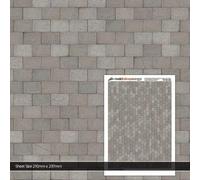 Scale Model Scenery TX152-OO 3ft x 2ft Concrete Paving Slabs (Pack of 5) For OO Scale Model Railway Layouts & 1:76 Diecast Dioramas