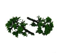 Scale Model Tree, 50PCS Trees Model Train Railroad Game Diorama Scale Model Making Props DIY for Scenery Landscape (B)