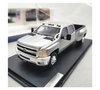 Scale Model Vehicle 1:43 Chevy Silverado Pickup Truck Scale Model Car Miniature Vehicle Goods Gift Car Replica Complete Model