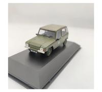 Scale Model Vehicle 1:43 Citroen FAF 1978 Retro Car Scale Model Car Miniature Vehicle Toy Car Gift Finished Car Green Finished Model