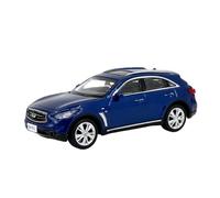 Scale Model Vehicle 1:64 Infiniti QX70S SUV Scale Model Car Complete Car Collection Toy Car Gift Miniature Car Blue Finished Model