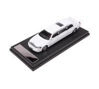 Scale Model Vehicles 1:64 For Lincoln Town Car Diecast Vehicle Toy Car Metal Model Finished Vehicle(White)