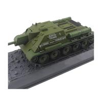 Scale Models 1:43 Scale For Soviet CY-122 122mm Self-propelled Tank Model Kit Static Diecast Collection Diecast Tanks