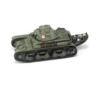 Scale Models 1/72 Scale Renault R-35 Light Tank FCM36 Turret Plastic Finished Model Kit Diecast Tanks