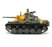 Scale Models FOV 1/32 US Army M24 Chaffee Light Tank Car Korean Han River 79th Tank Battalion Diecast Model Metal Toy Car Diecast Tanks
