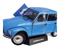 Scale Models Solido 1/18 For CITROEN DYANE 6 Classic Car Model Diecast Collection Alloy Toy Blue N1 Coupe Simulation