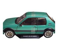 Scale Models SOLIDO 1/18 For PEUGEOT 205 GTI Car Model Die-casting Collection Alloy Toy Green Coupe Simulation