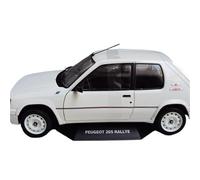 Scale Models Solido 1/18 For Peugeot 205 RALLYE MK1 Car Model Die-casting Collection Alloy Toy White Coupe Simulation