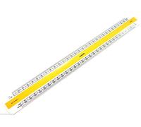 Scale Ruler Rule Metric Plastic Flat Acrylic Ruler Draughtsmens Ruler 6" 12" New (6")