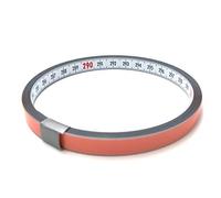 Scale Tape Measure - White Varnished Steel with Self-Adhesive Film - Numbering from Left to Right - Width: 10 mm with Duplex Division from 0.3 m to 2 m - Miter Tape Tape Measure Ruler