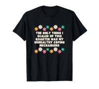 Scaled Up Coping Flowered Version T-Shirt
