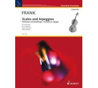 Scales and Arpeggios cello (easy) Frank Schott Music Saddle-wire stitching