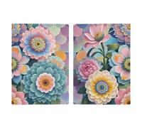 Scales And Flowers Pattern Passport Holder Passport Wallet PU Leather Passports Protective Cover Slim Travel Accessories