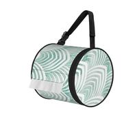 Scales Aqua Mint White Geometry Marble, Cylinder Tissue Holder, Tissue Box Cover Hanging Tissue Box Holder Car Tissue Dispenser