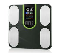 Scales for Body Weight & Fat, Smart Body Fat Scales with 4-Electrode, Digital Weighing Scales with App (20 Metrics) to Measures BMI, Muscle Mass, Visceral Fat, Hydration Level - Bathroom Scales 180kg