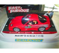 Scalextric 1:32 C4592 THE FAST AND THE FURIOUS MAZDA RX7 DOM TOTETTO