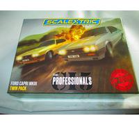 Scalextric 1:32 C4642 THE PROFESSIONALS FORD CAPRI TWIN PACK
