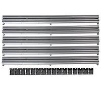 Scalextric 1:32 Sport / Digital Track - C8212 Silver Barriers x 5 and Clips x 15, 300 millimeters