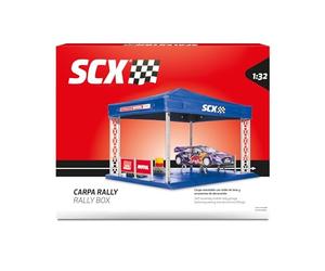 Scalextric - Accessories and extensions race tracks in original scale 1:32 (Carpa Box Rally)