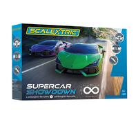Scalextric Racing Track Sets for Kids - C1457M Supercar Showdown - Lamborghini Vs. Lamborghini - Electric Race Kit for Boys & Girls 5+, Slot Car Toys & Games - 1:32 Scale Mini Car Sets