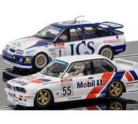 Scalextric C3693A Ford Sierra RS500 and BMW E30 Legends Touring Car Twinpack