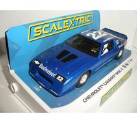 Scalextric C4145 Chevrolet Camaro IROC-Z - Blue Car - USA/Classic